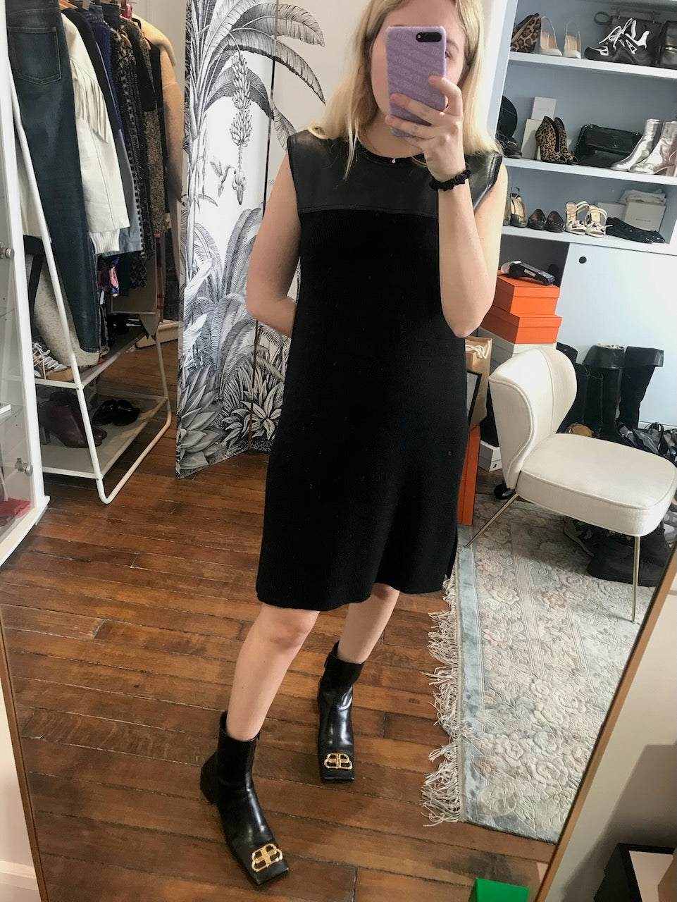 Robe Chloé noire T.L