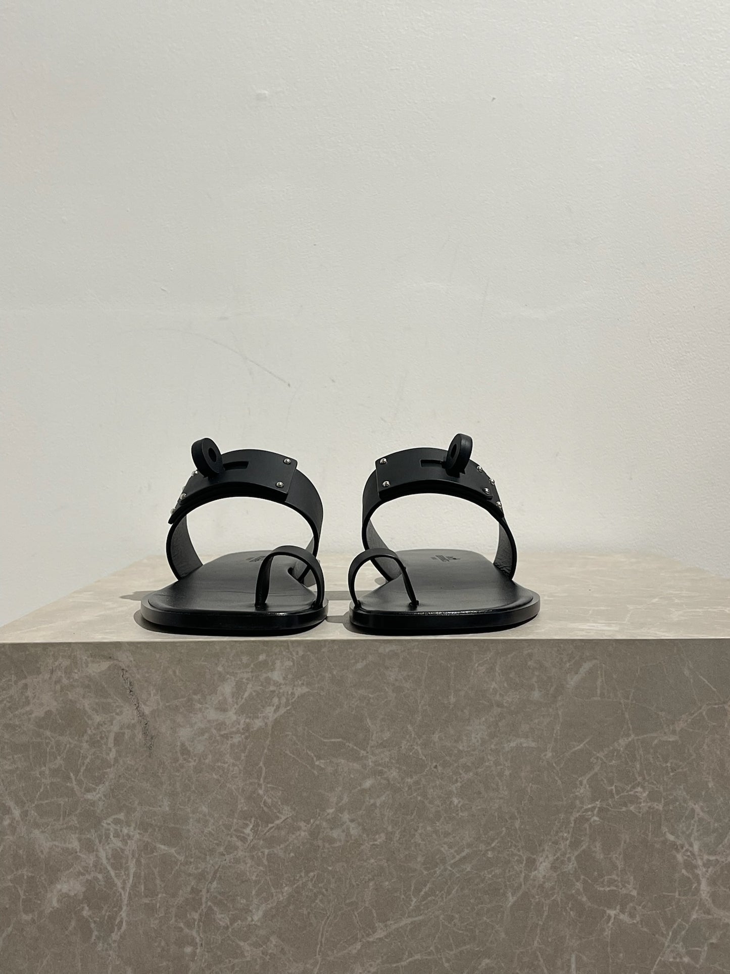 Sandales Hermes July noires T.36