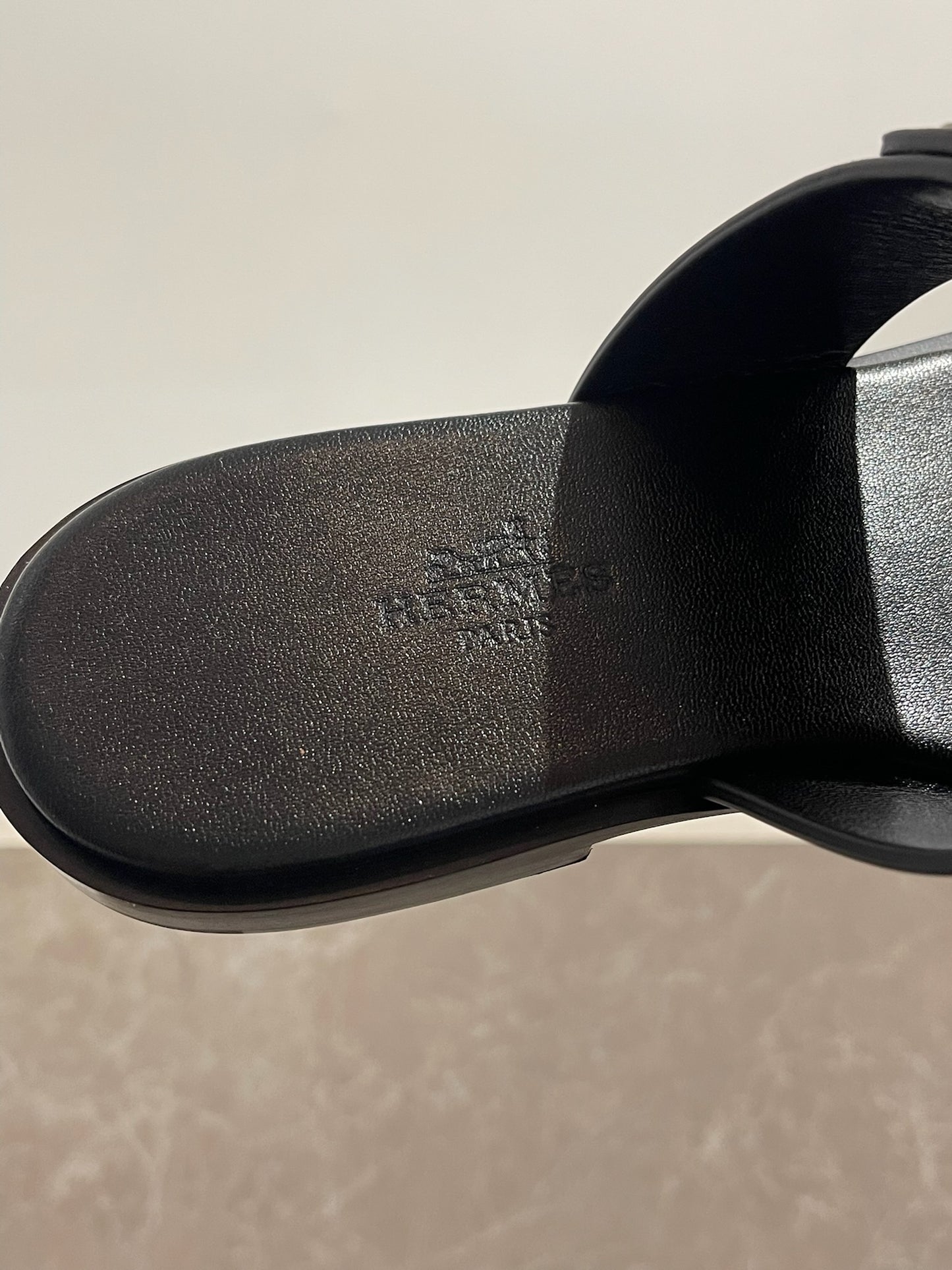Sandales Hermes July noires T.36