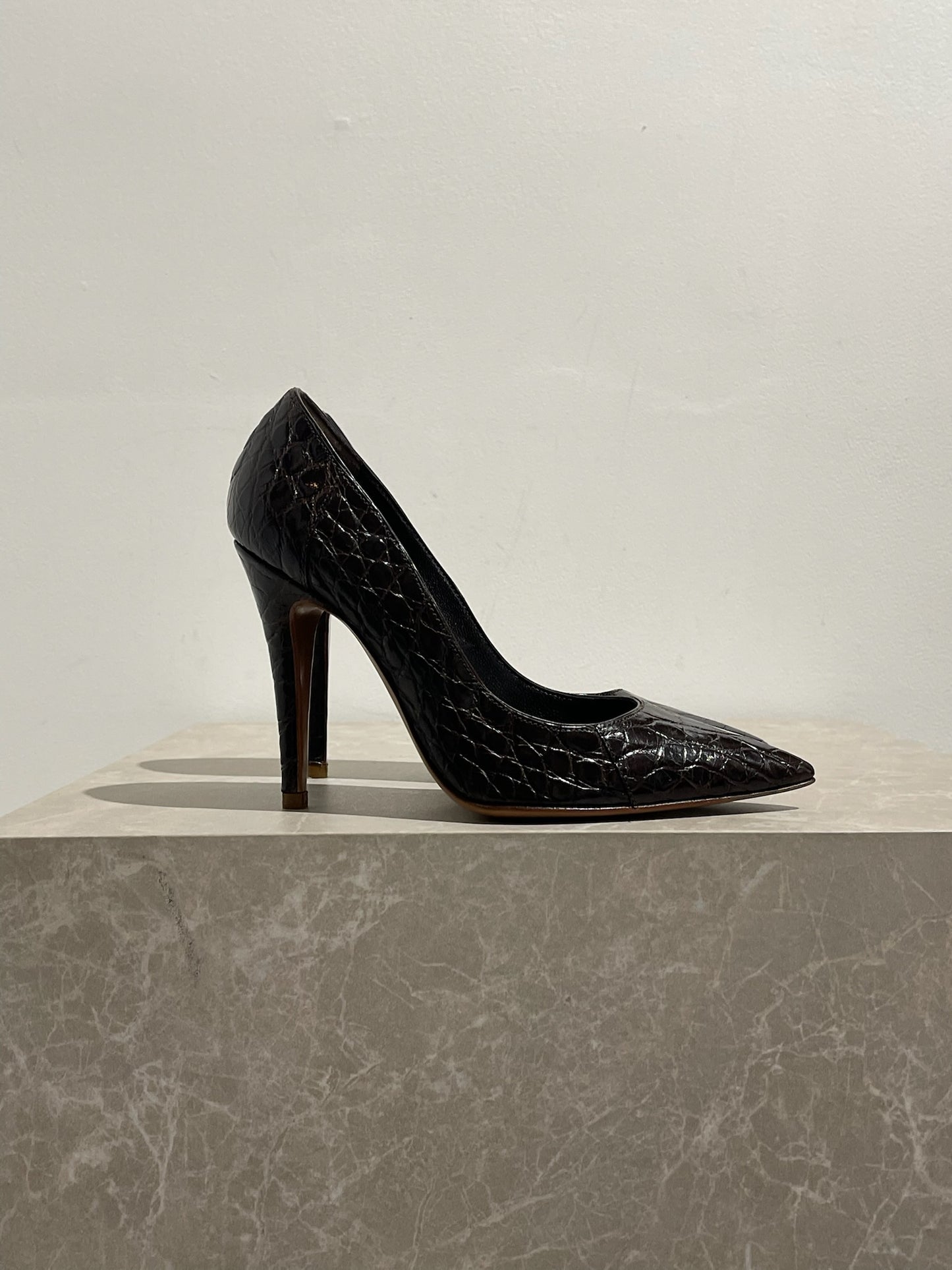 Escarpins Sergio Rossi marron T.35