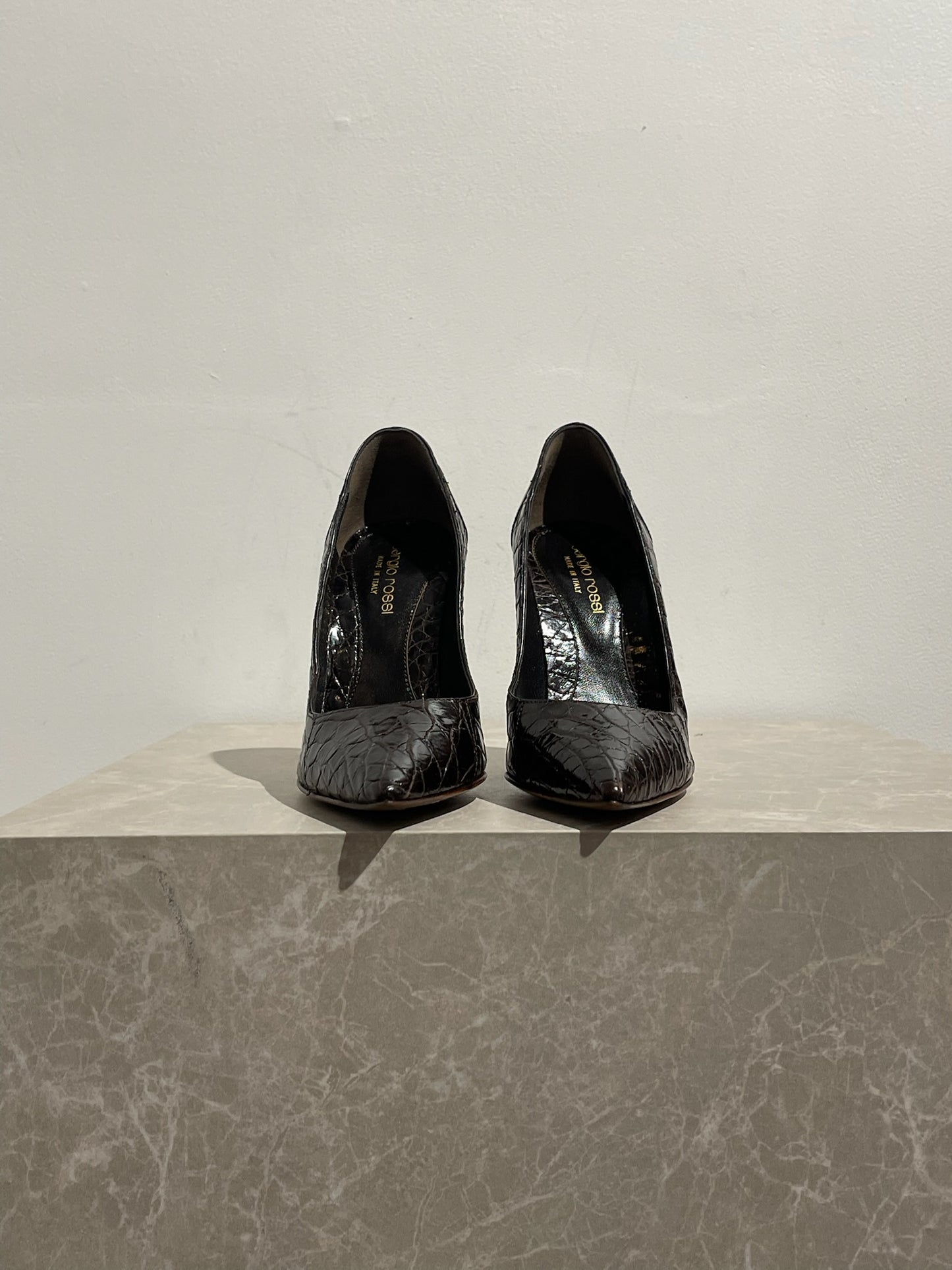 Escarpins Sergio Rossi marron T.35