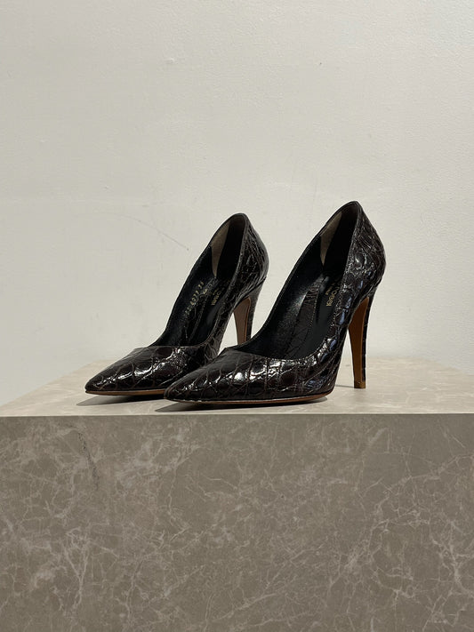 Escarpins Sergio Rossi marron T.35