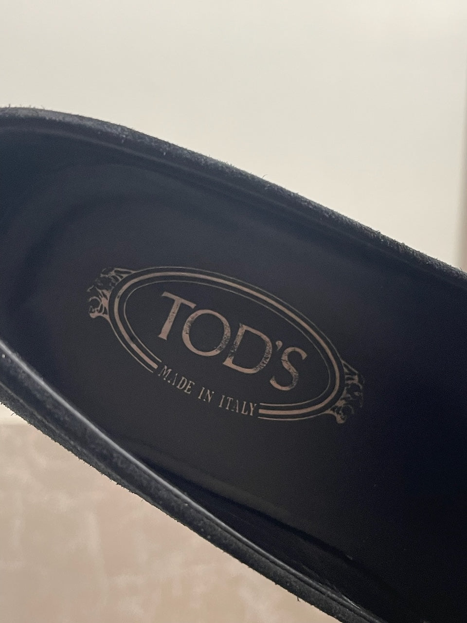 Mocassins Tod's noir T.41,5