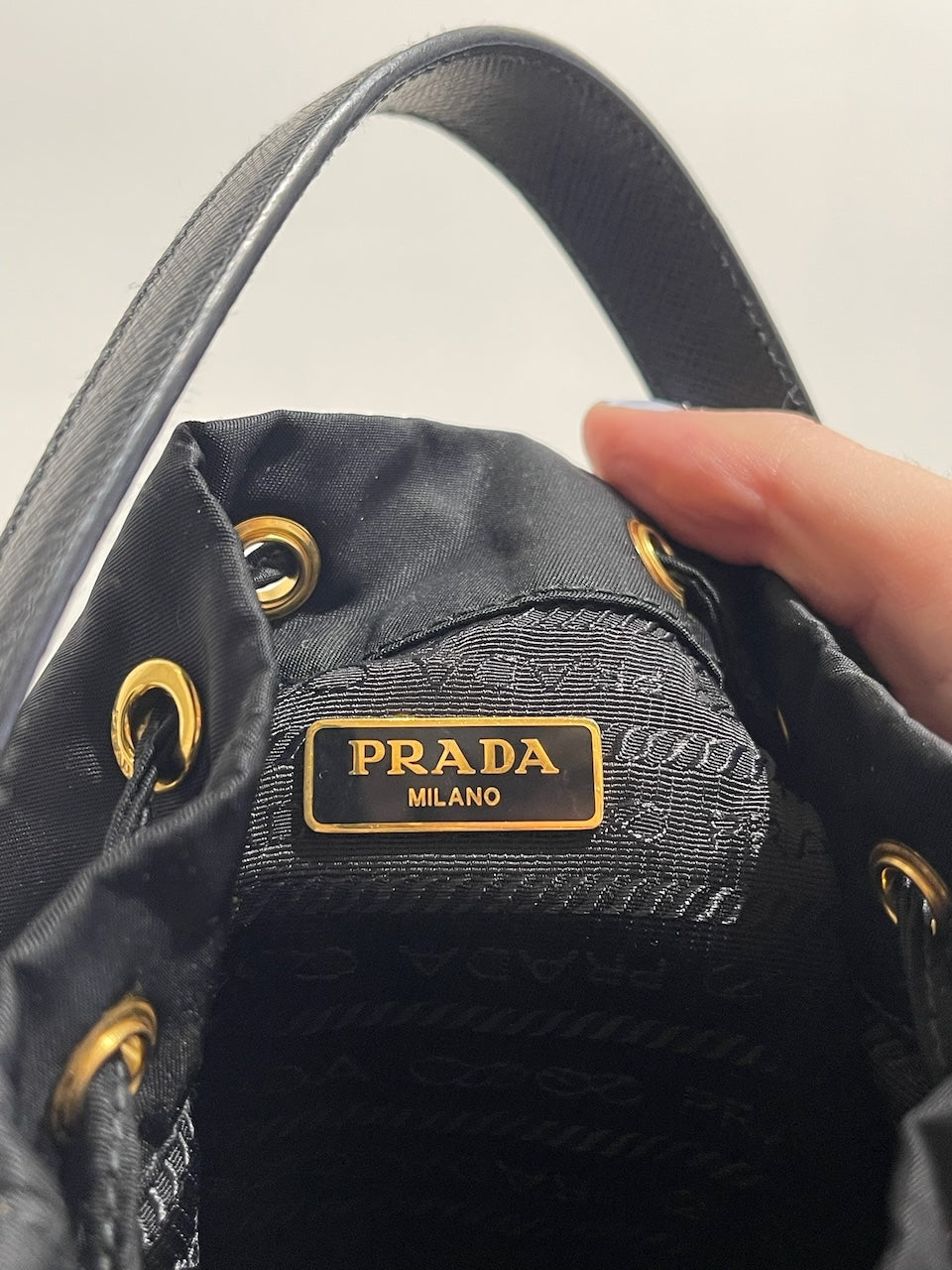 Sac Prada nylon noir
