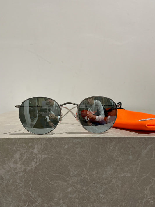 Lunettes Ray Ban Ronde Argent