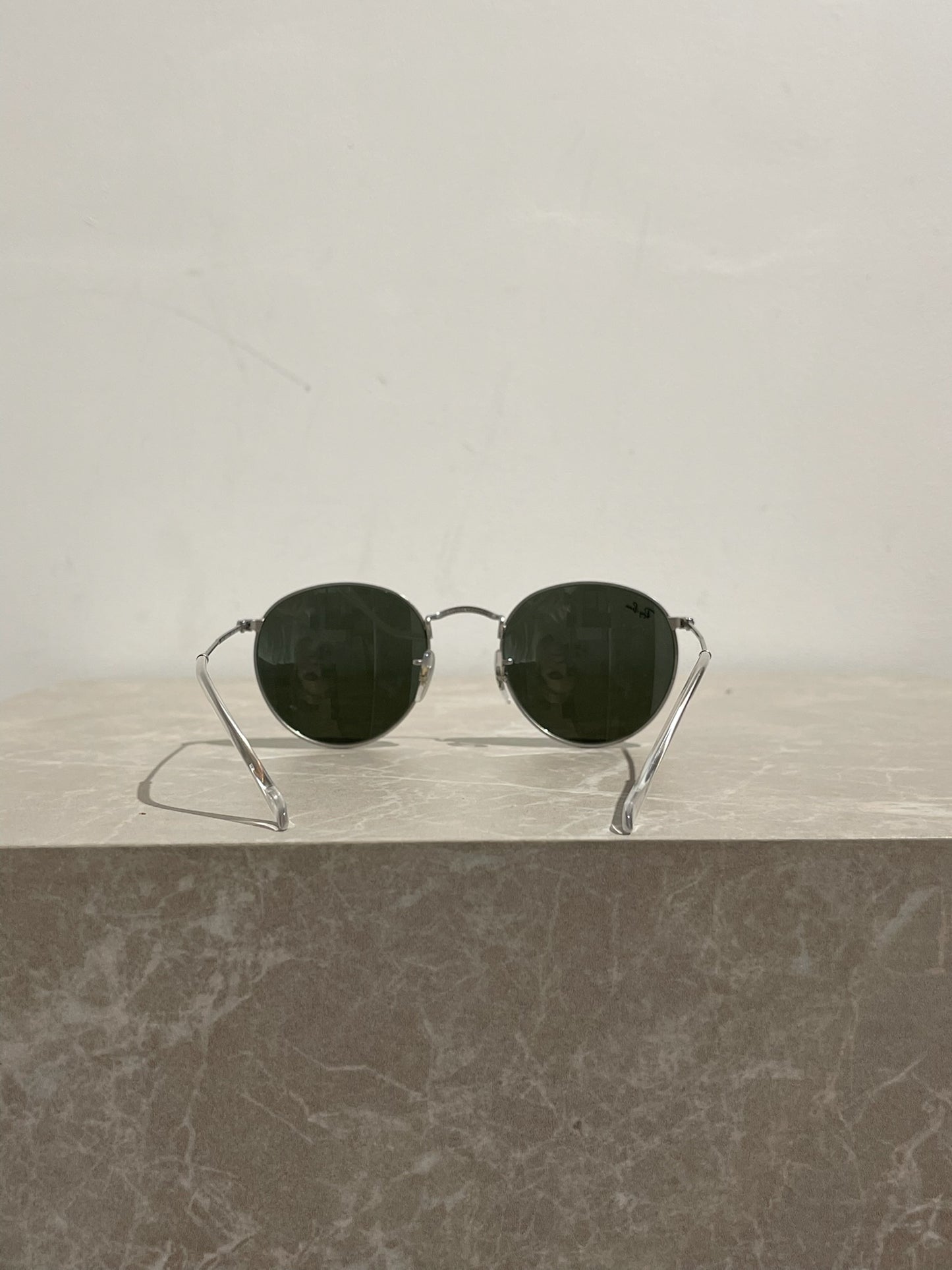 Lunettes Ray Ban Ronde Argent