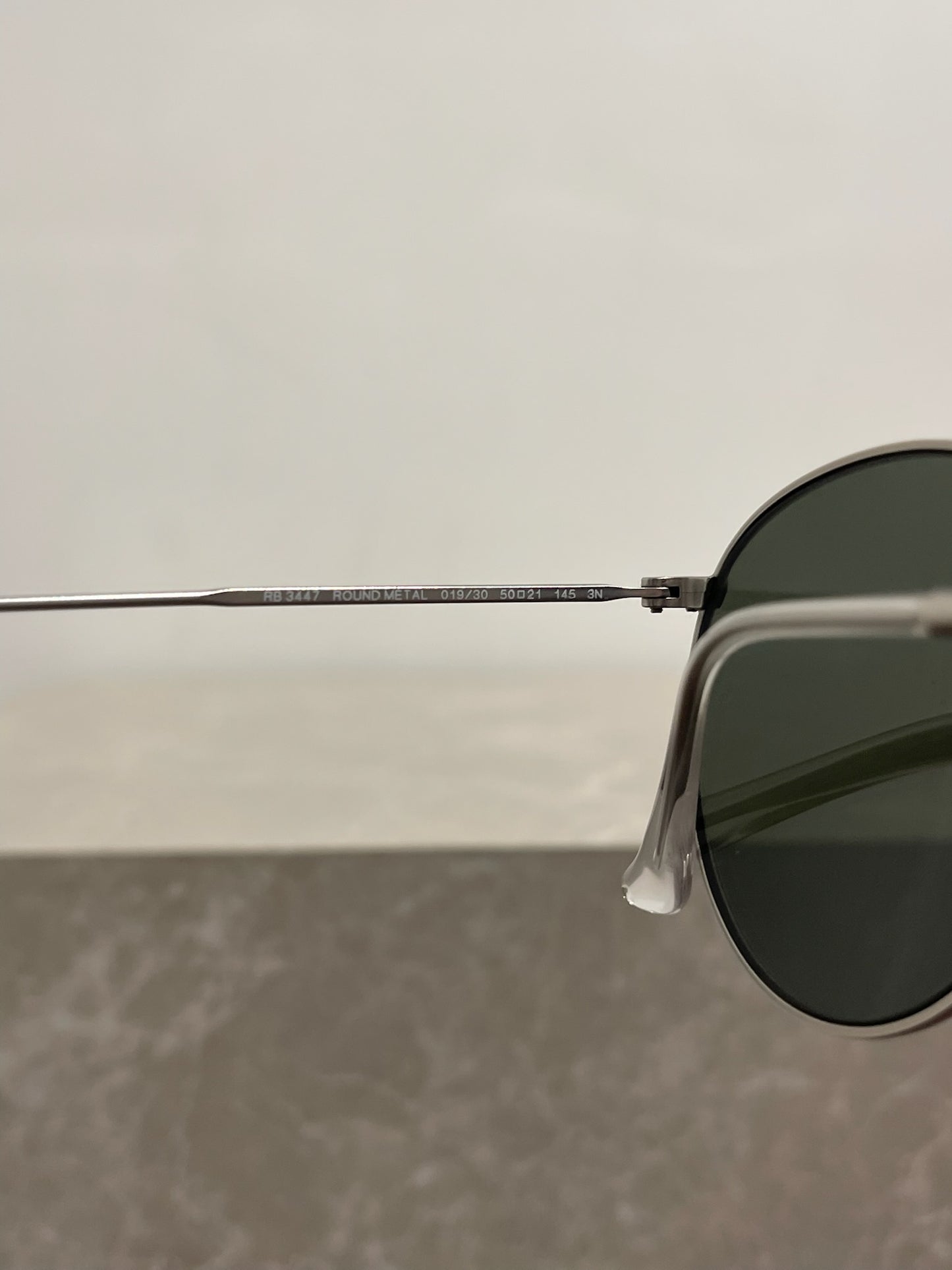 Lunettes Ray Ban Ronde Argent