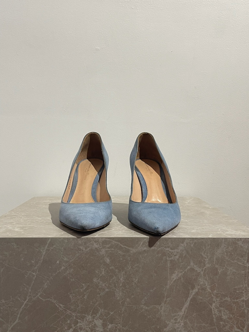 Escarpins Gianvito Rossi bleus T.39
