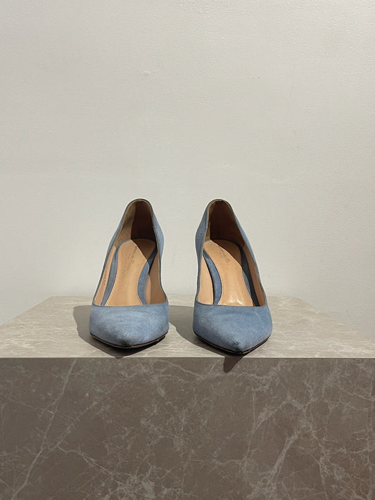 Escarpins Gianvito Rossi bleus T.39
