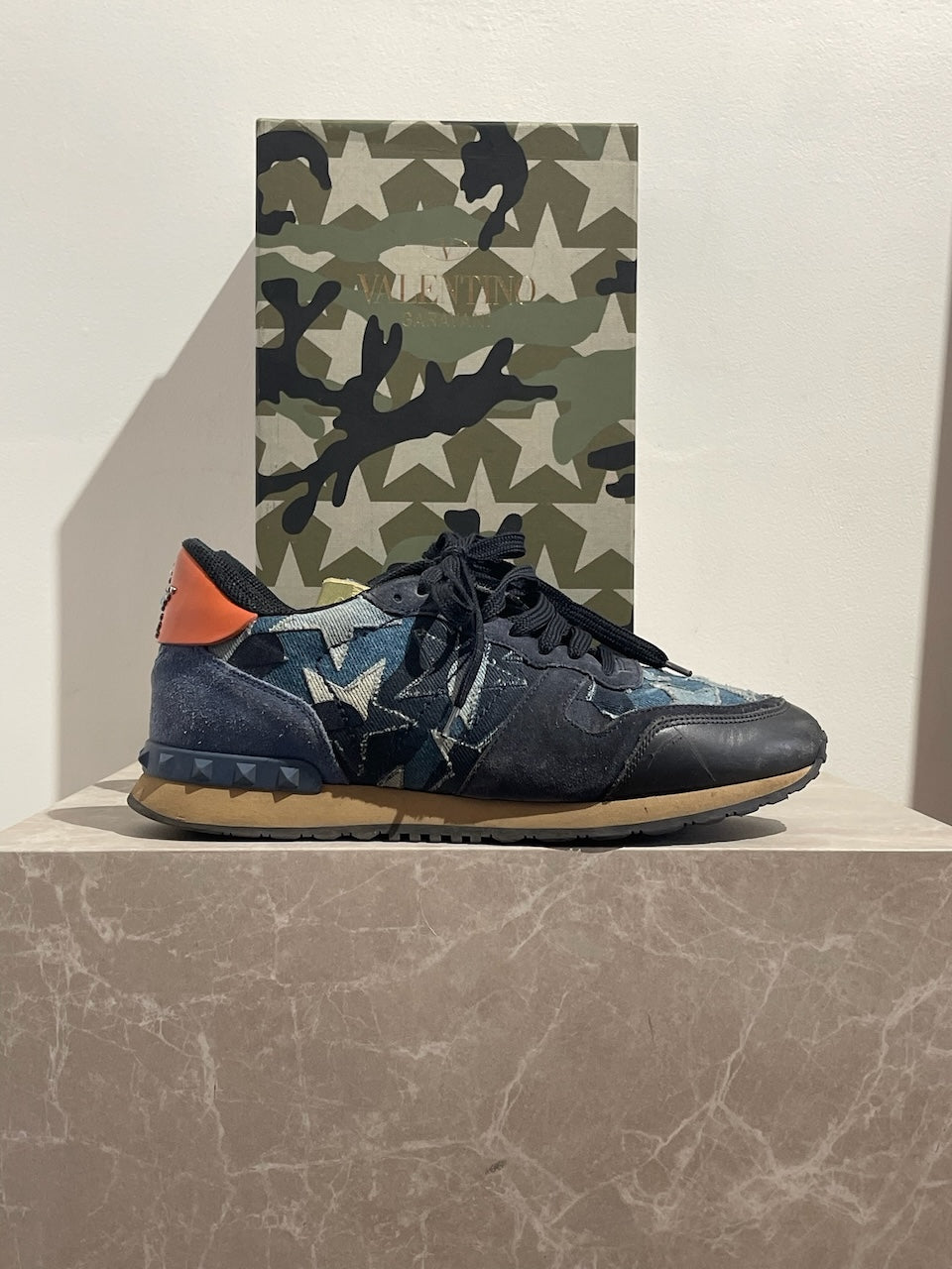 Baskets Valentino bleues T.41 IT