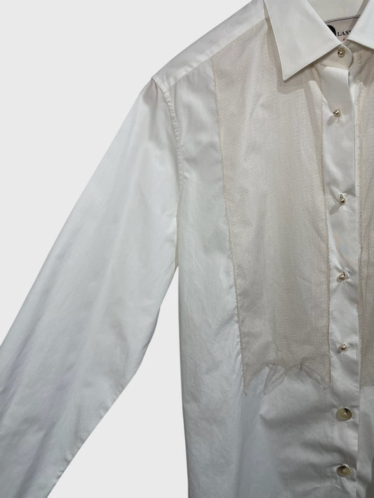 Chemise Lanvin blanche T.42