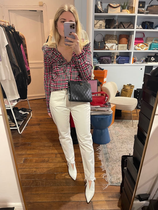 Jeans Saint Laurent blanc T.29