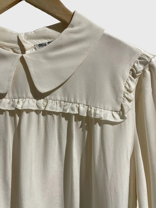 Blouse Miu Miu écrue T.40