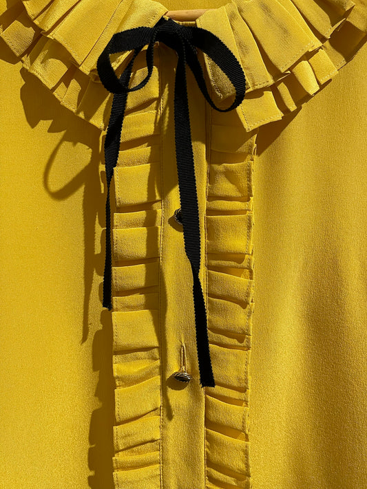 Chemisier Miu Miu jaune T.36