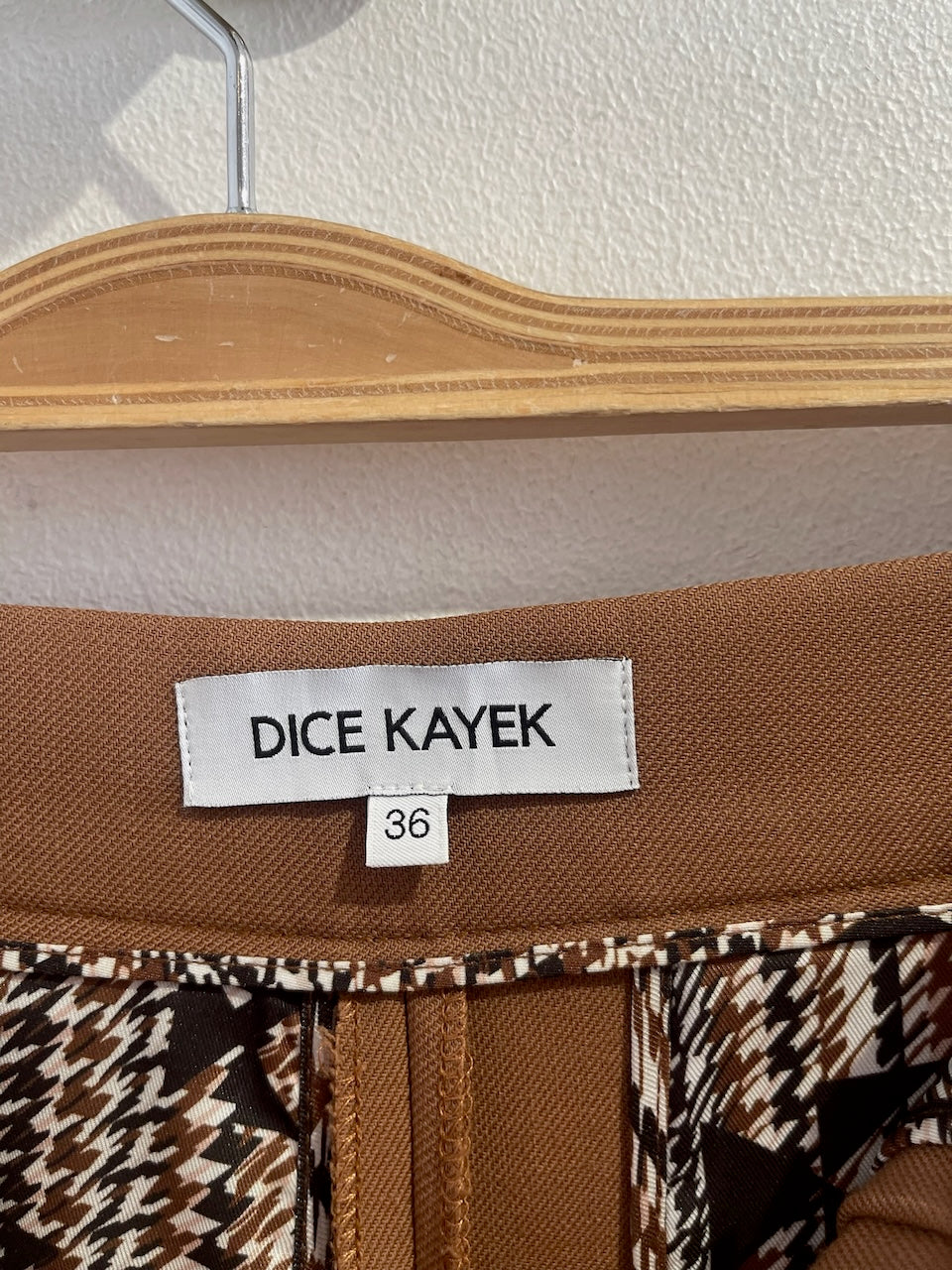 Pantalon Dice Kayek camel T.36