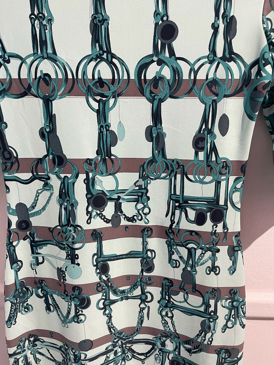 Robe Hermes bleue T.38