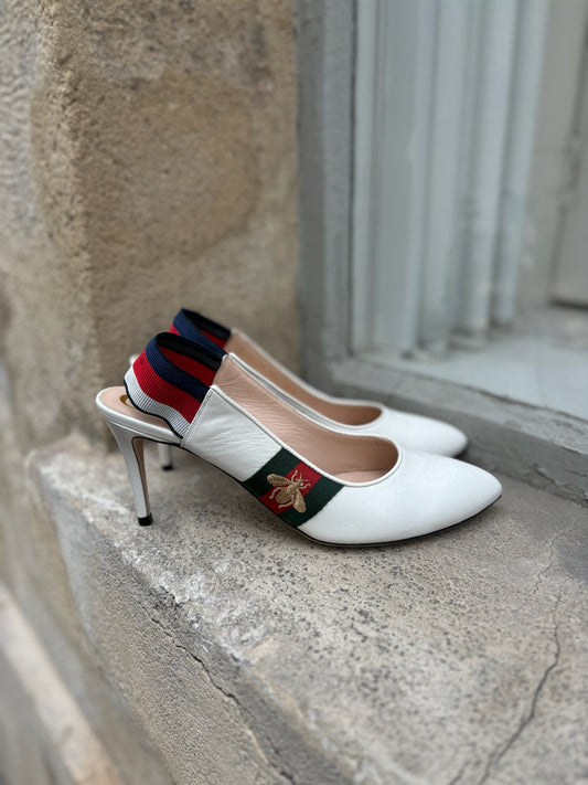 Escarpins Gucci blancs T.39