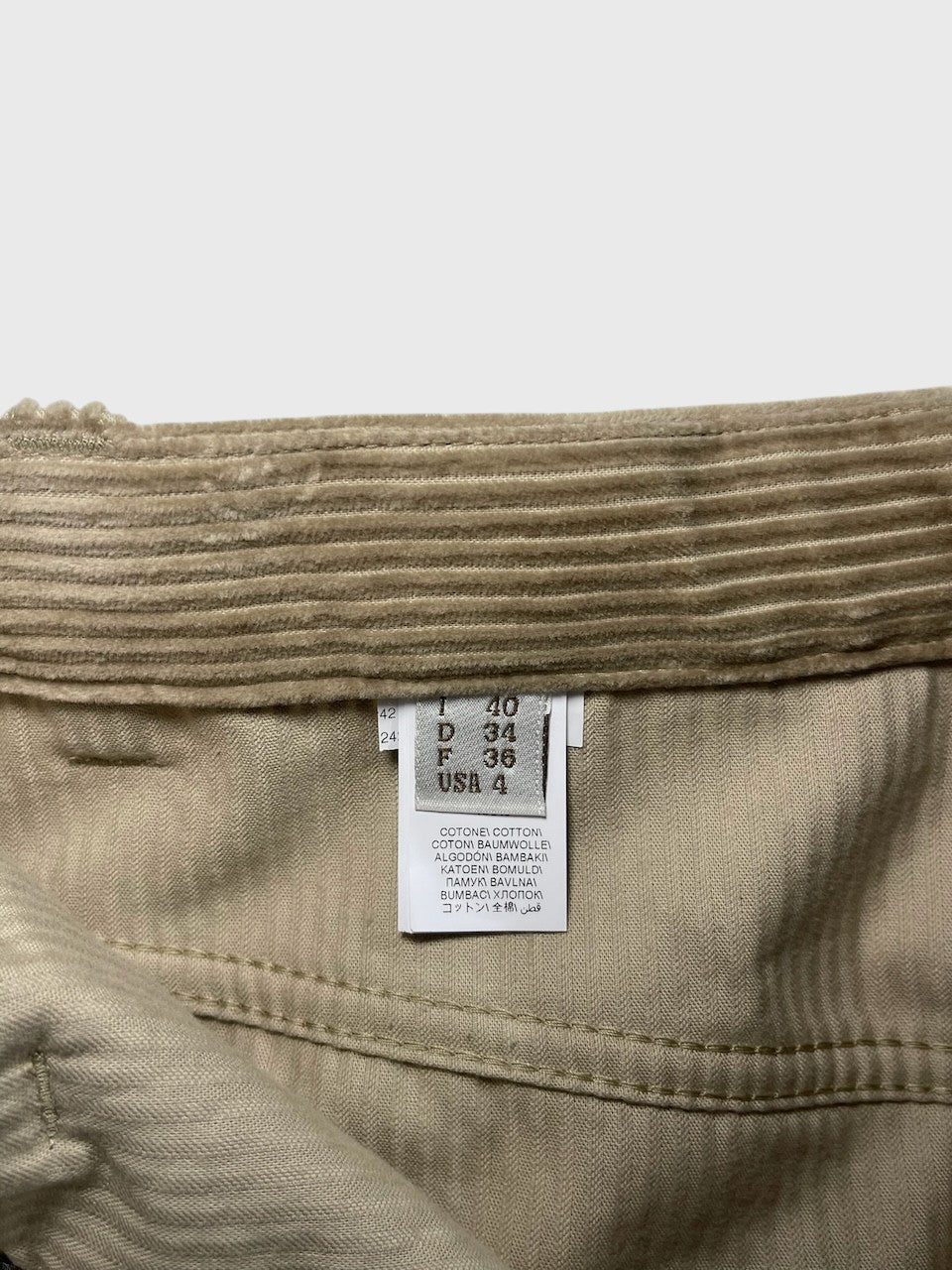 Pantalon Brunello Cucinelli beige T.36