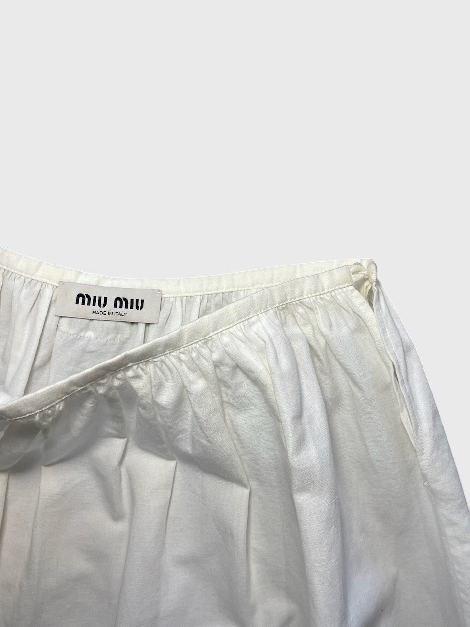 Jupe Miu Miu blanche T.S