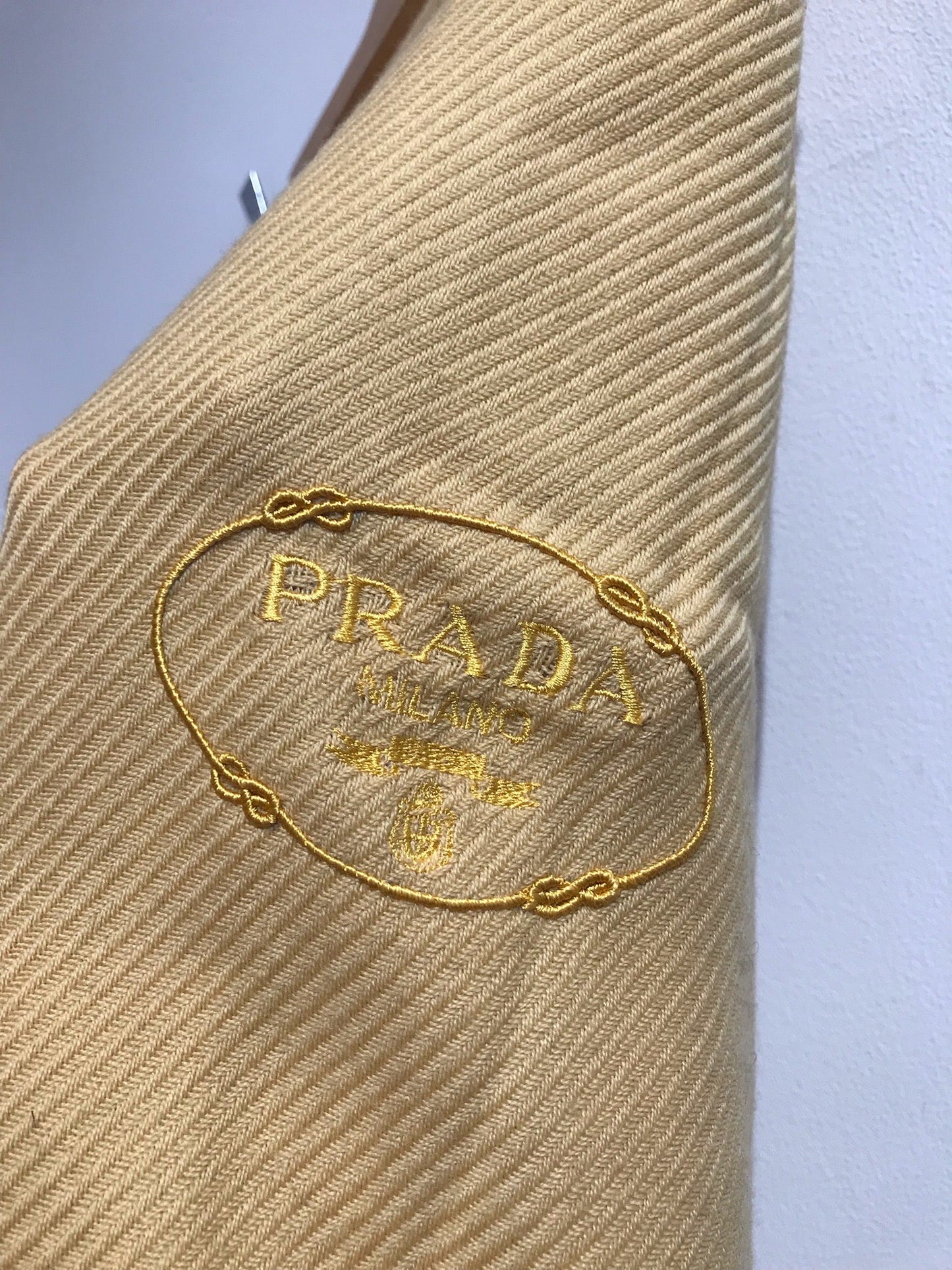 Echarpe Prada jaune