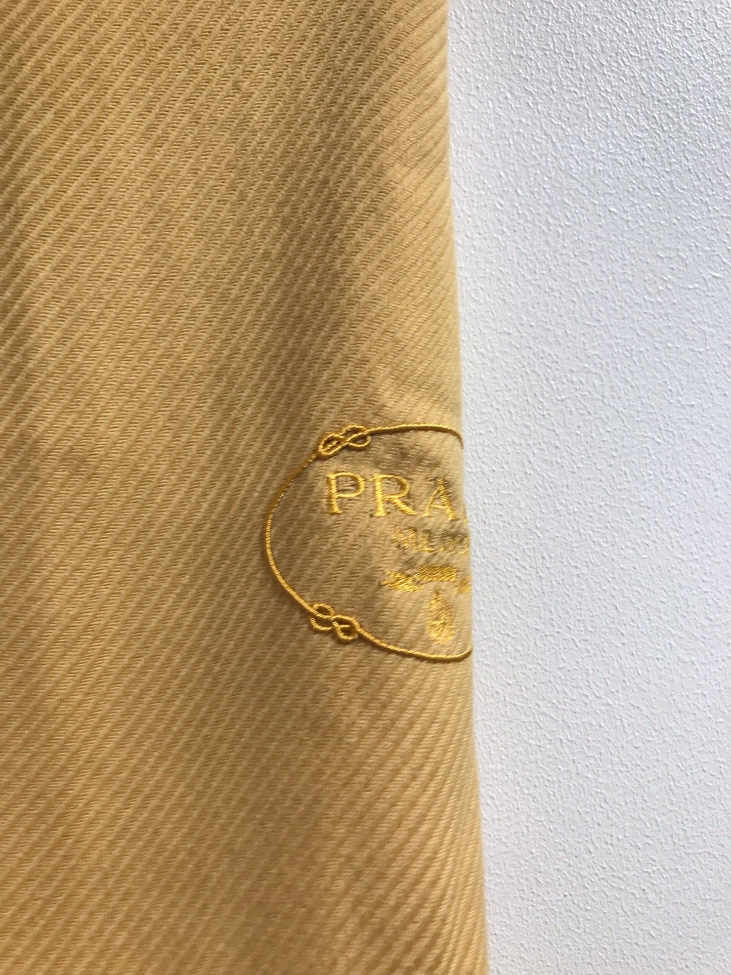 Echarpe Prada jaune