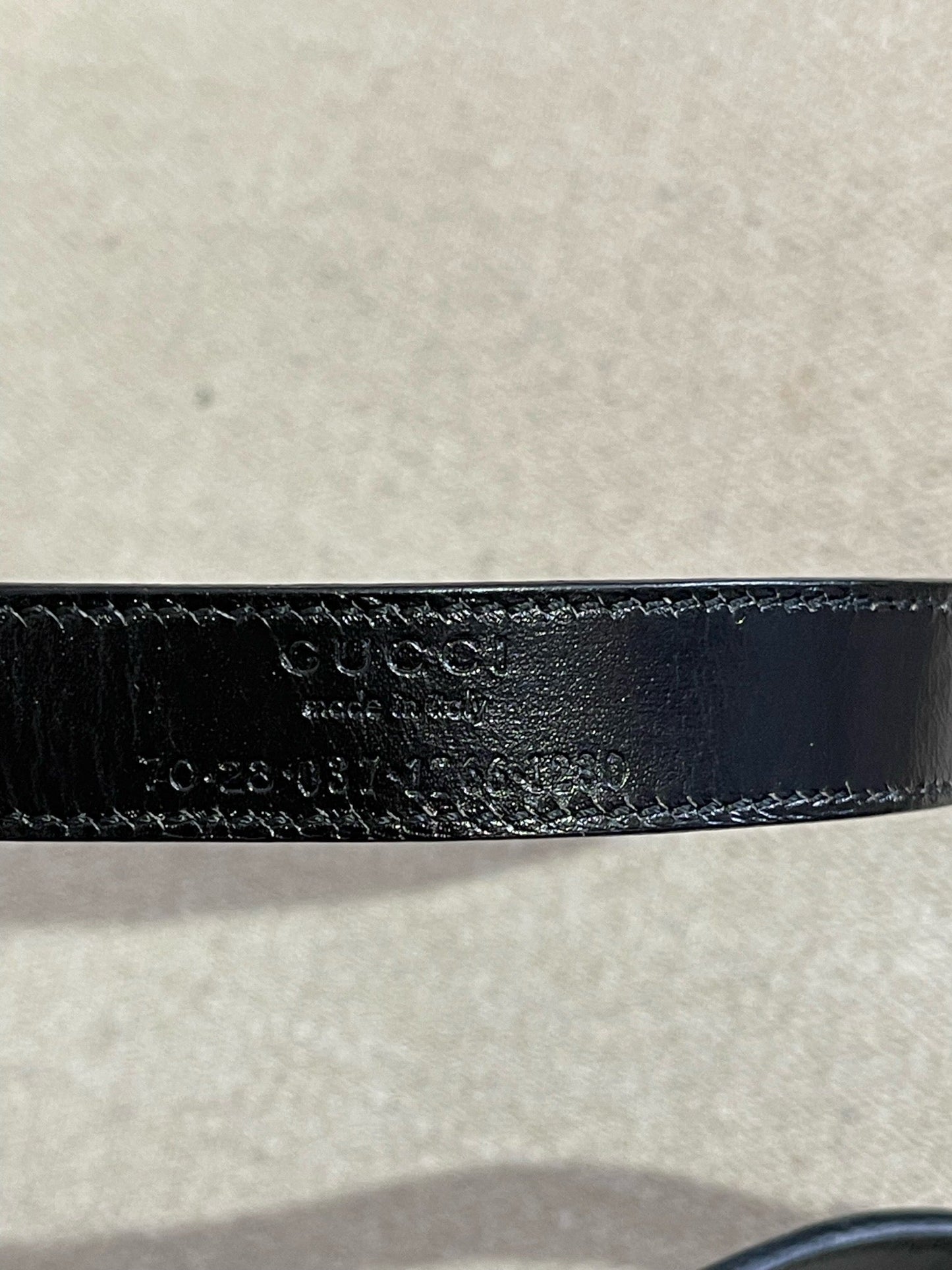 Ceinture Gucci noire T.70