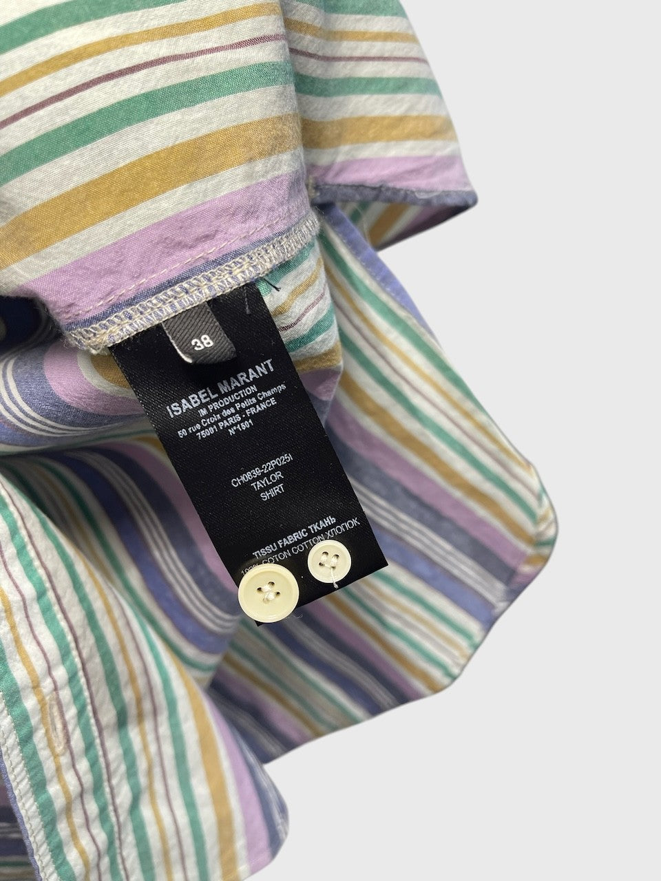 Chemise Isabel Marant rayée T.38