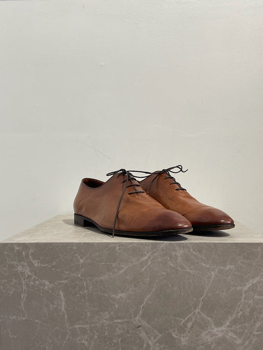 Derbies Berluti camel T.45