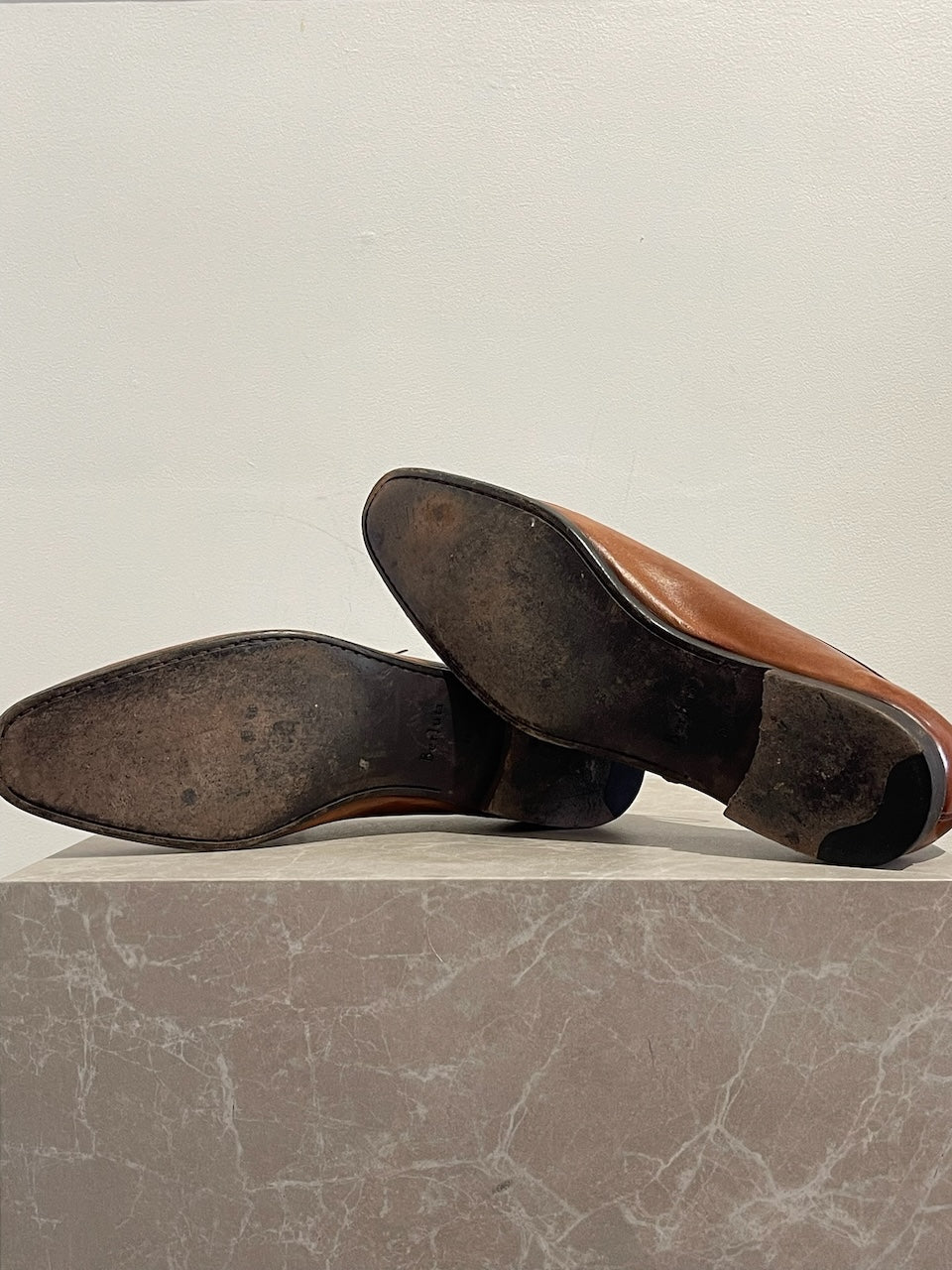 Derbies Berluti camel T.45
