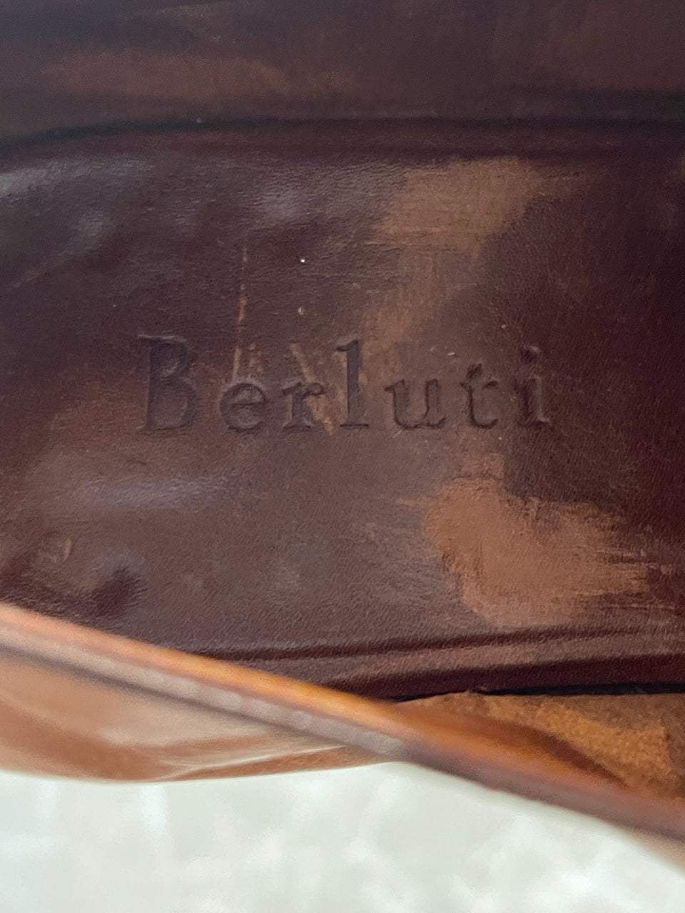 Derbies Berluti camel T.45