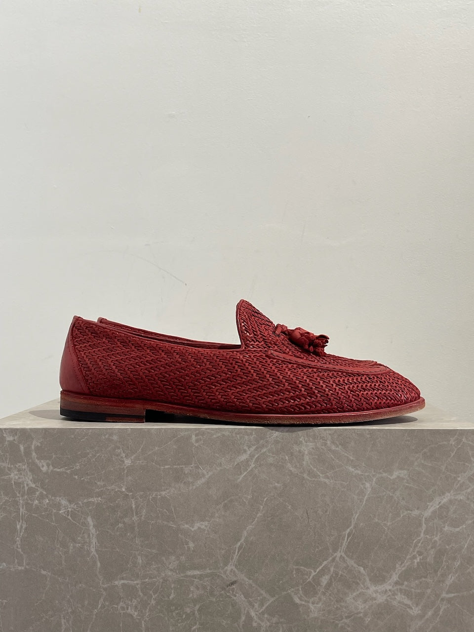 Mocassins Fratelli Rossetti rouge T.44