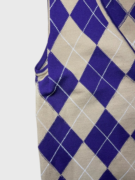 Pull Miu Miu à carreaux T.34