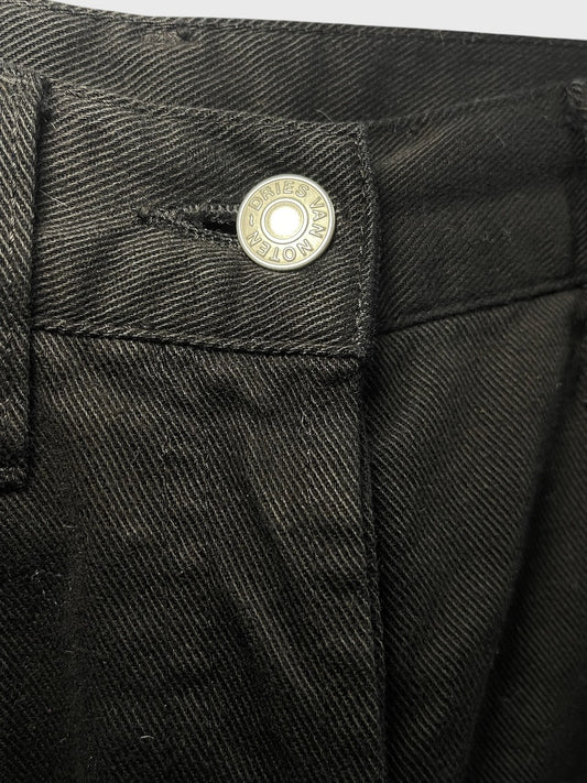 Jeans Dries Van Noten noir T.27
