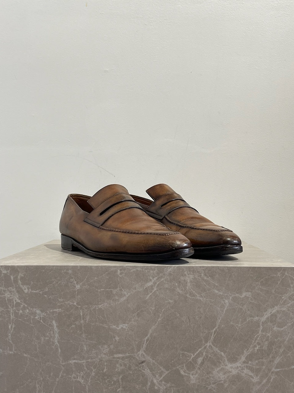 Mocassins Berluti marron T.44,5