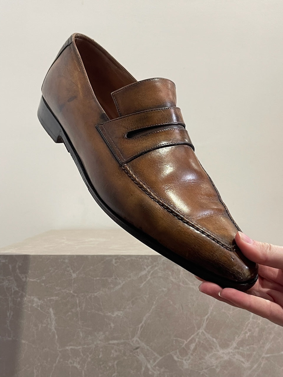 Mocassins Berluti marron T.44,5