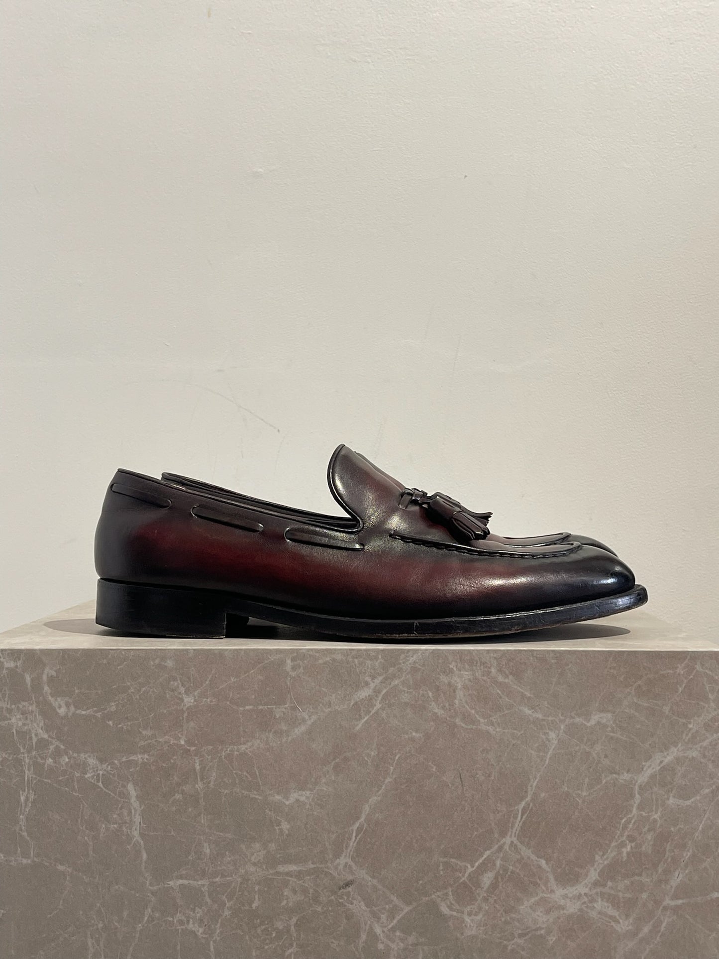 Mocassins Fratelli Rossetti bordeaux T.44,5