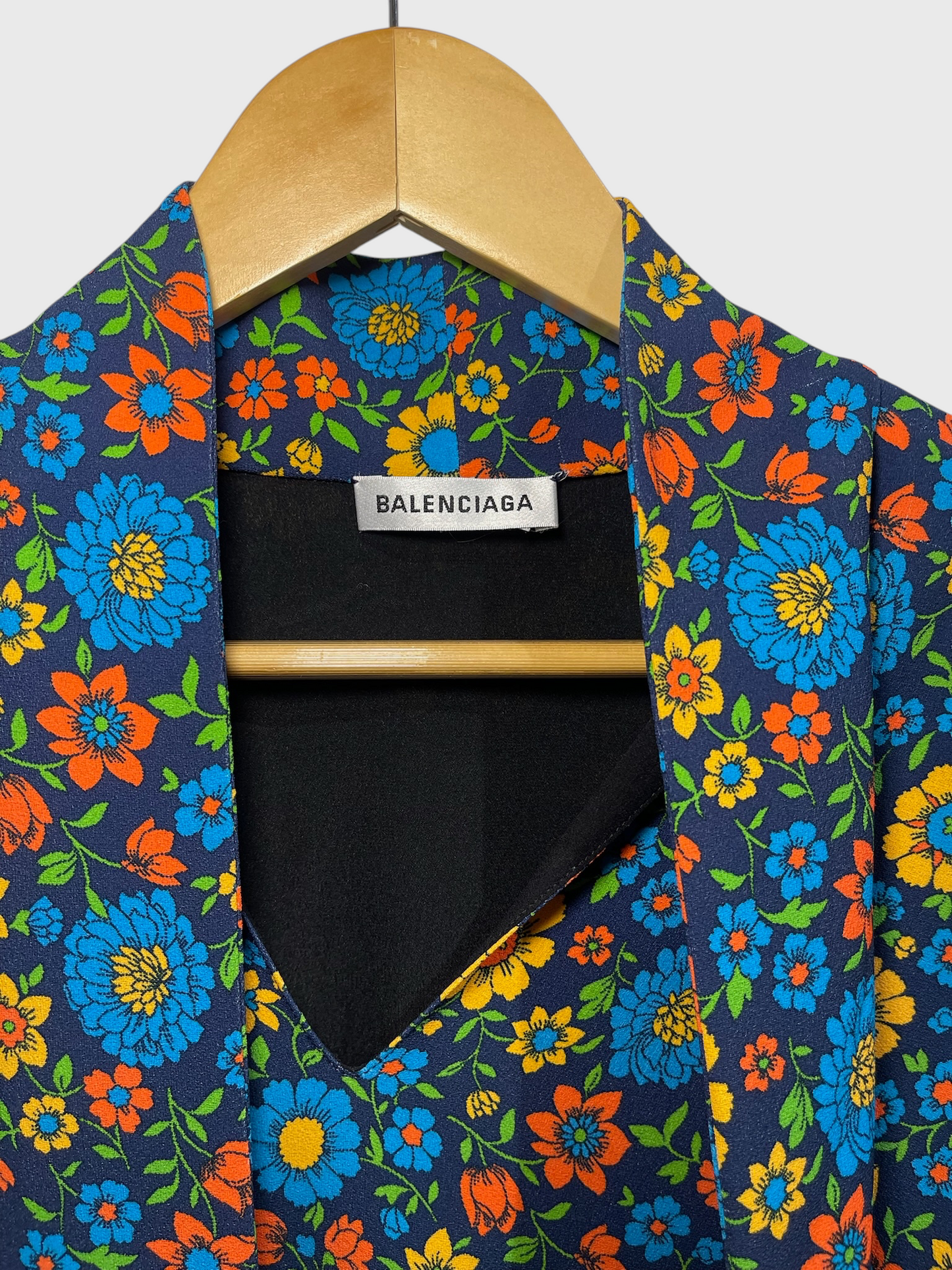 Robe Balenciaga à fleurs T.S