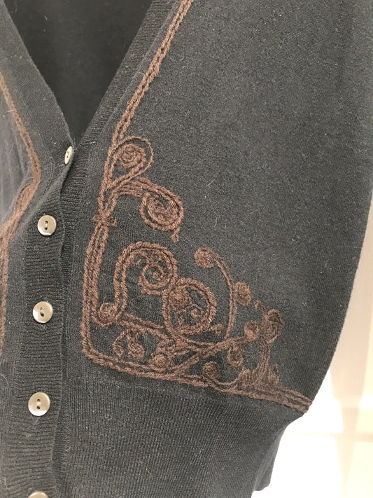 Gilet Dries Van Noten noir T.S