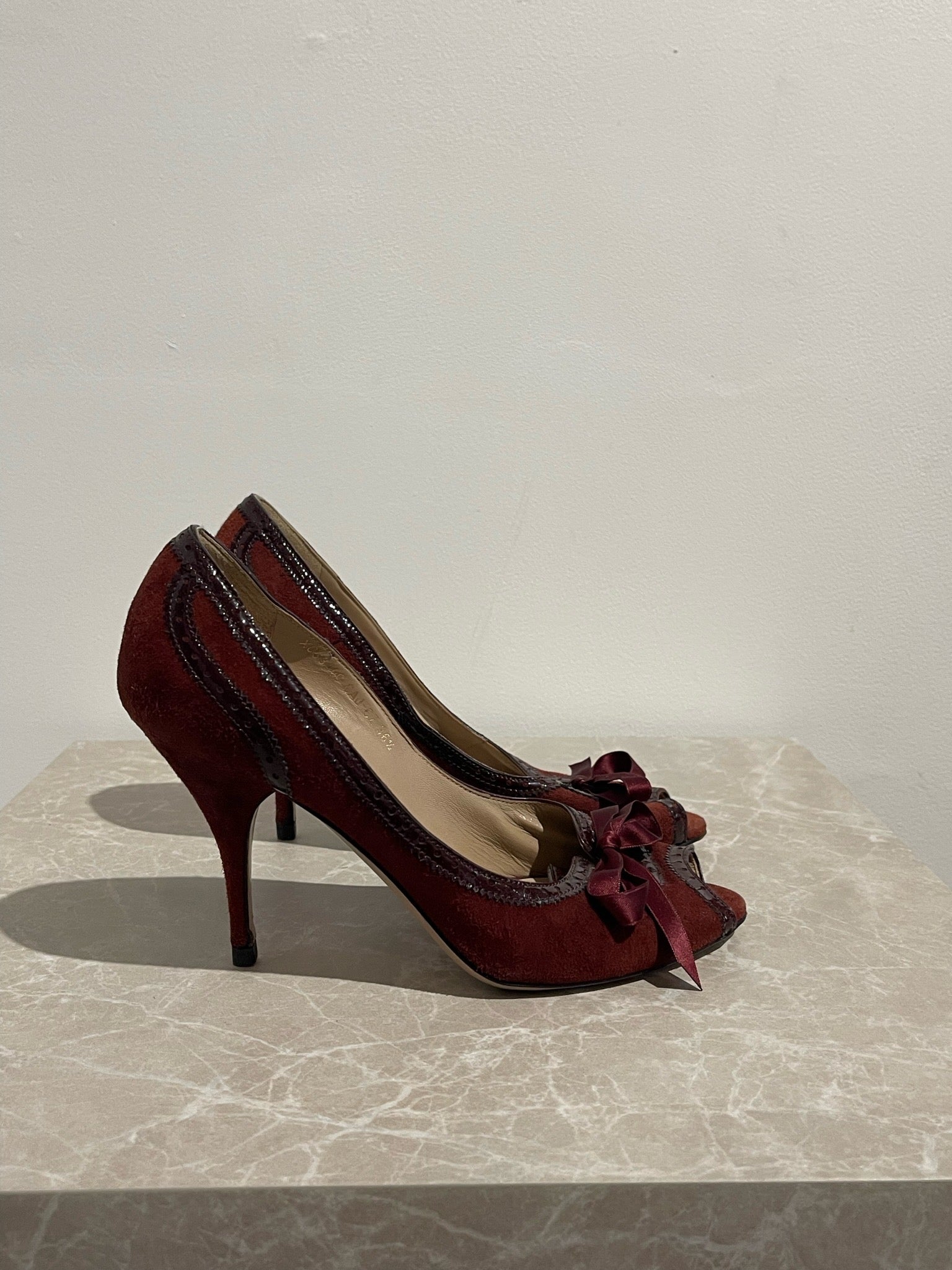 Escarpins Valentino bordeaux T.36 5 Closet2Closet.Paris