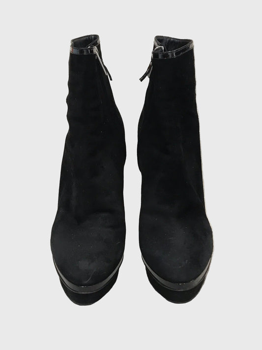 Boots Yves Saint Laurent noires T.41