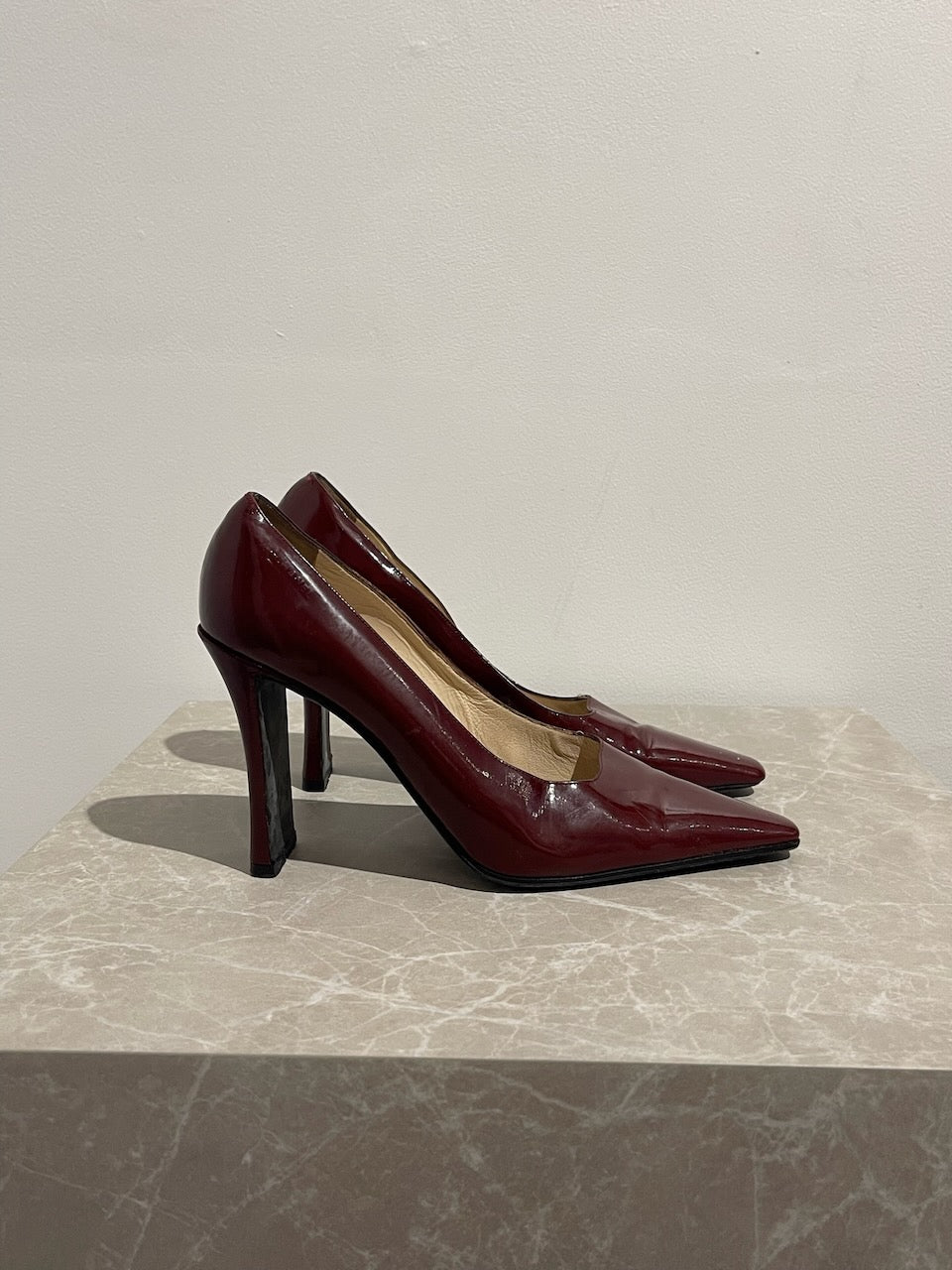 Escarpins Chanel bordeaux T.37