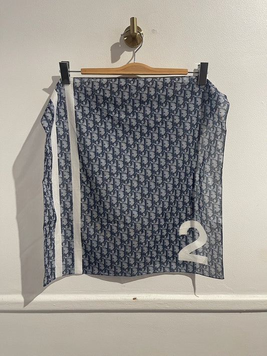 Foulard Dior oblique bleu