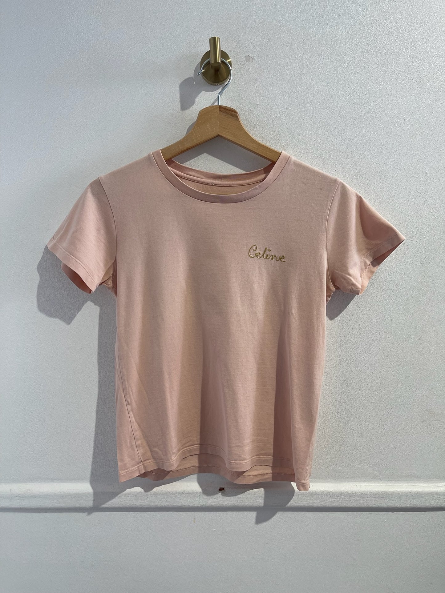 T-shirt Celine rose T.XS