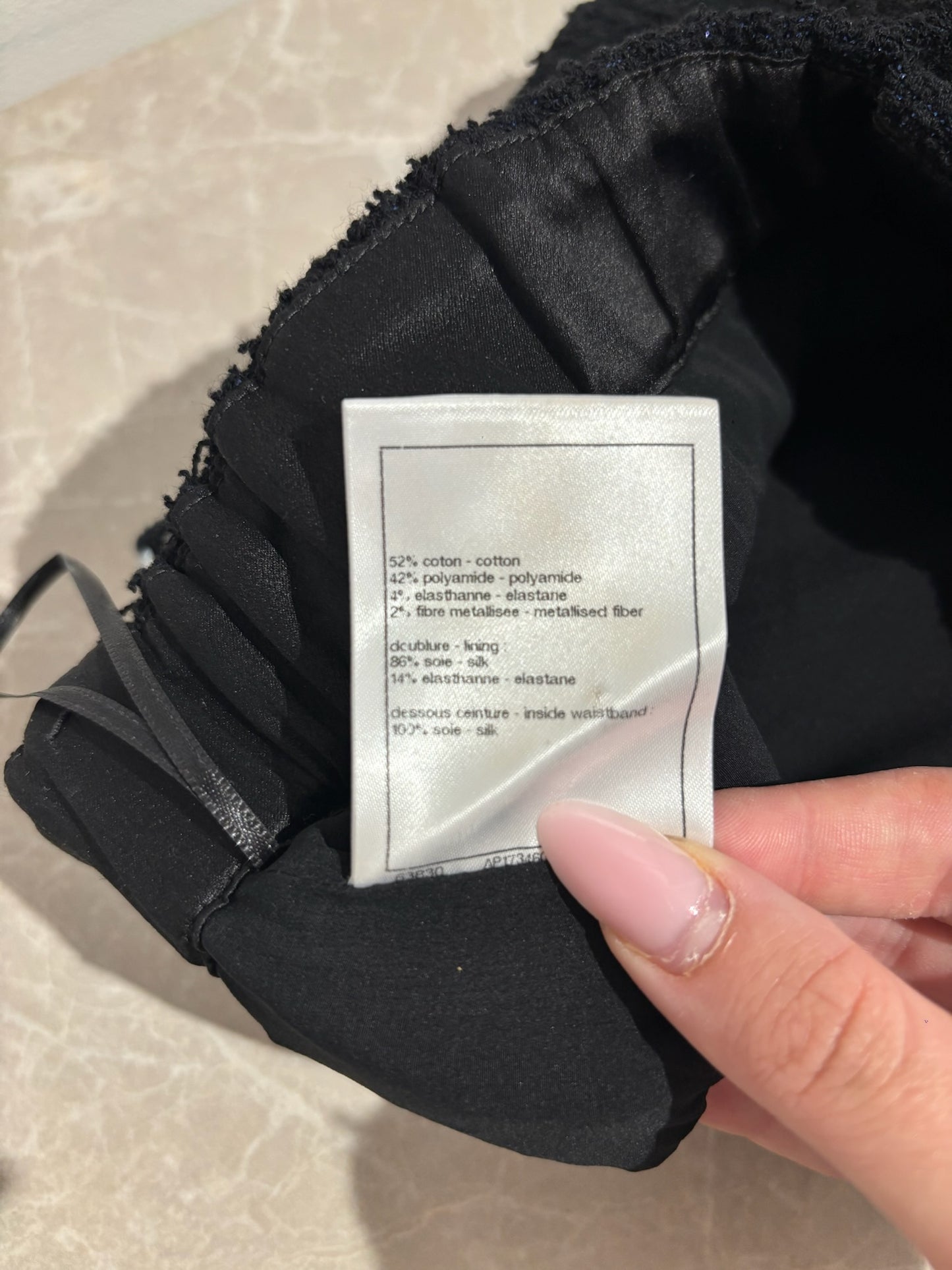 Short Chanel noir T.34