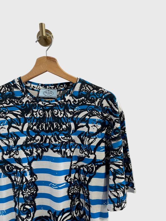 Robe Prada bleue T.XS