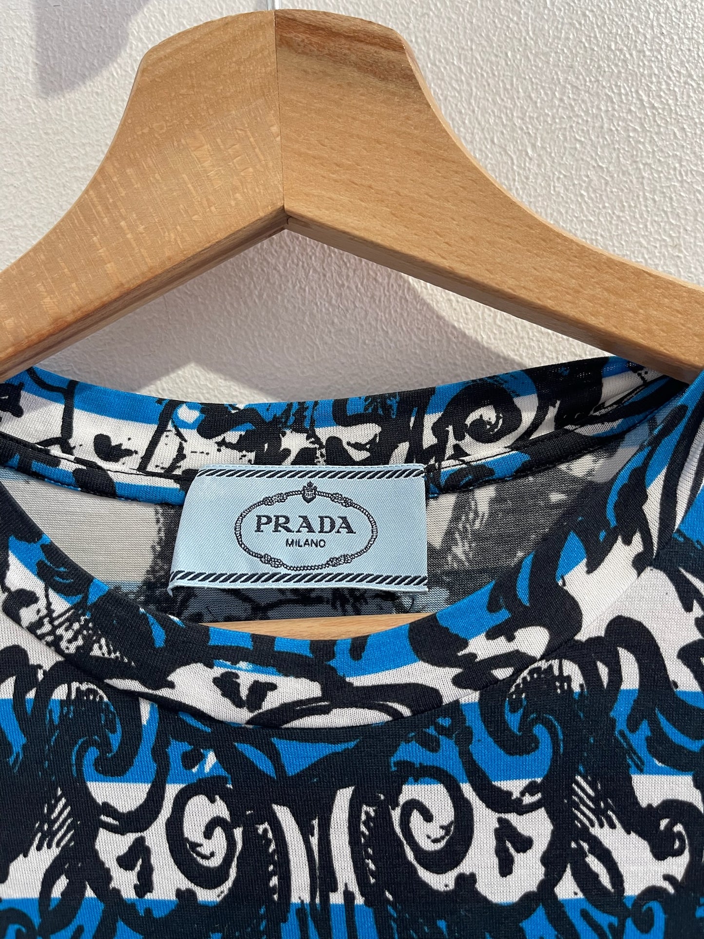 Robe Prada bleue T.XS