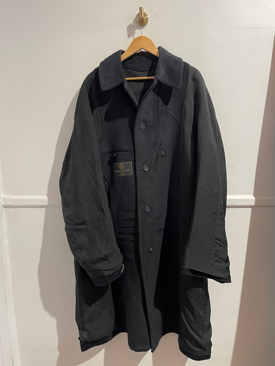 Manteau Balenciaga noir T.L