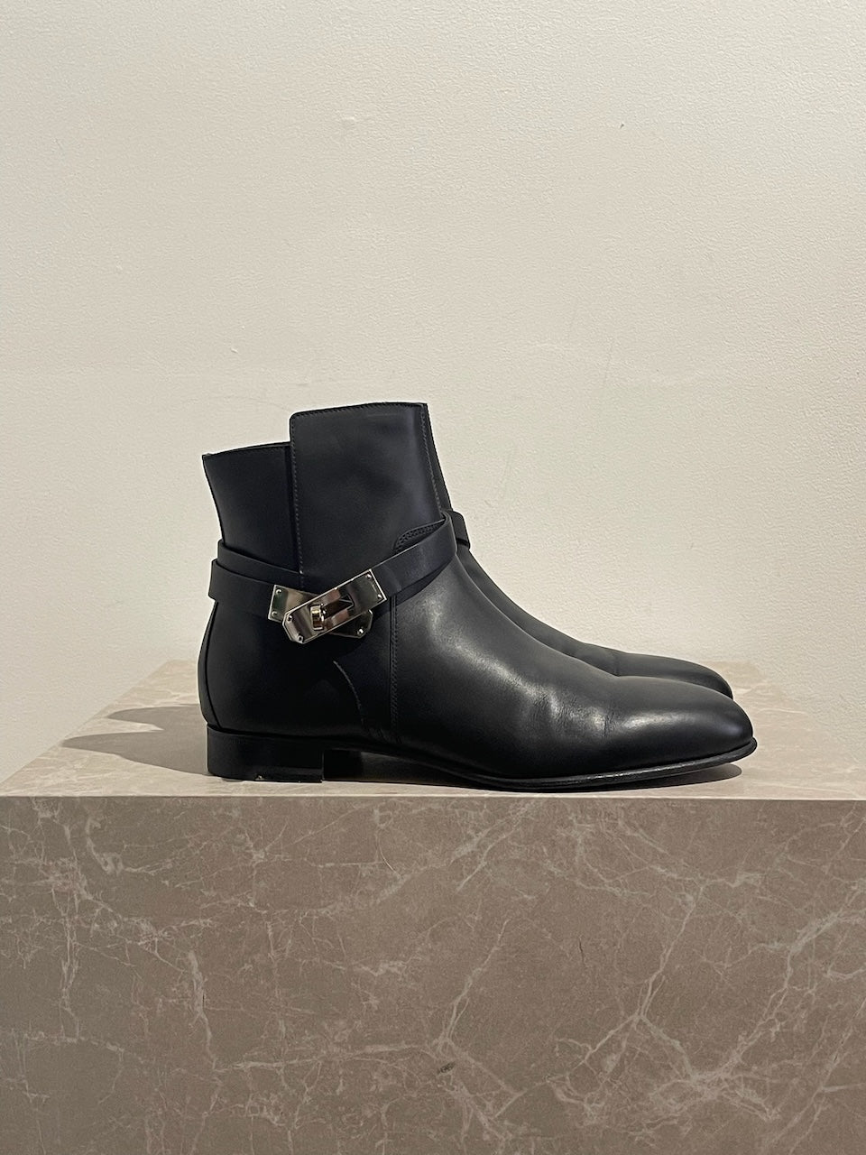 Bottines Hermes Néo noires T.38