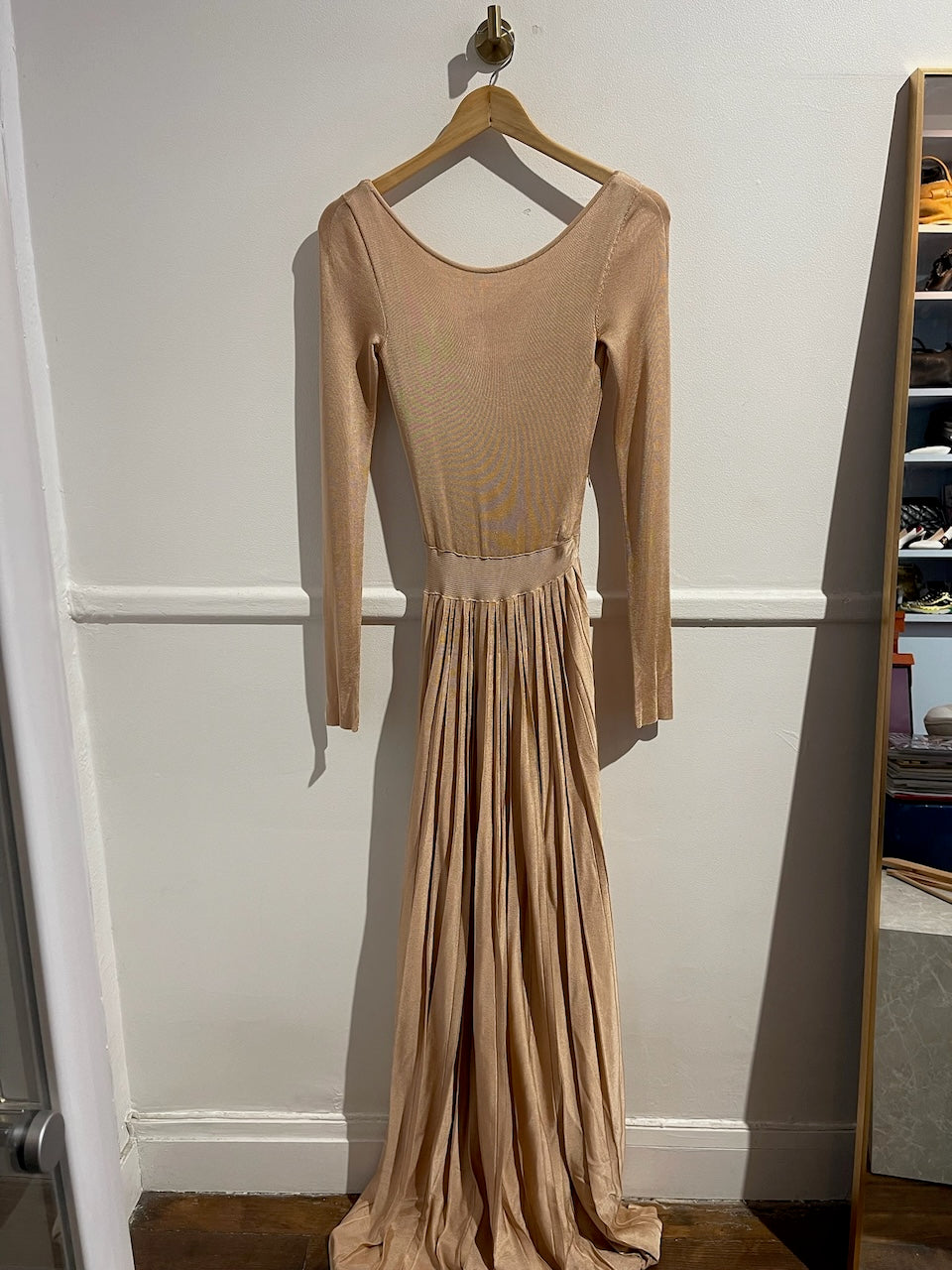 Robe Dior bleu beige T.38