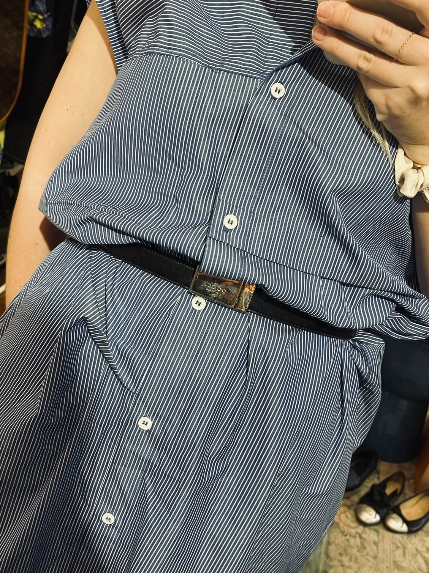 Ceinture Gucci noire T.70